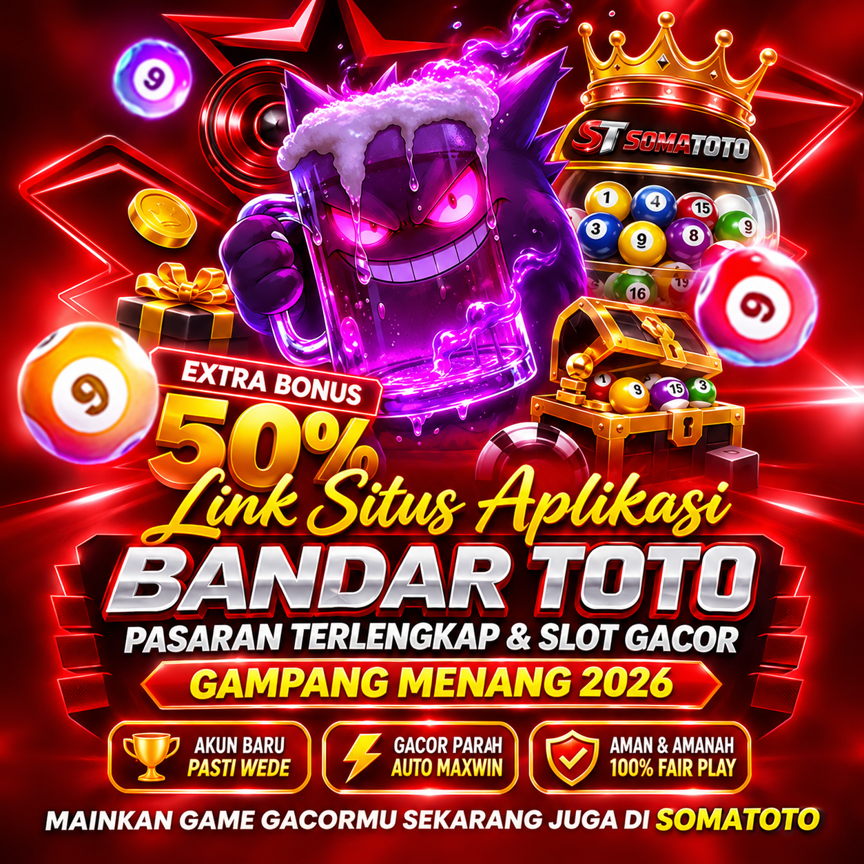 SOMATOTO : Link Situs Aplikasi Bandar Toto Pasaran Terlengkap & Slot Gacor Gampang Menang 2026